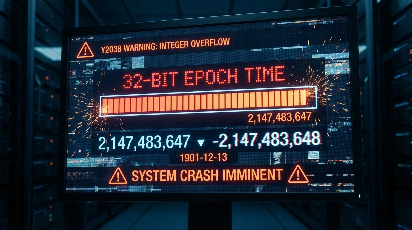 32-bit integer overflow visualization