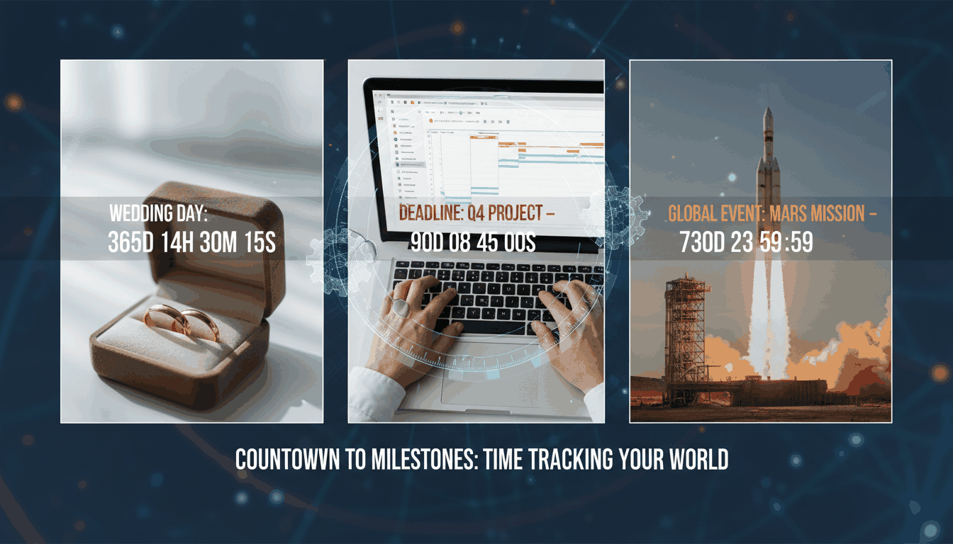 Free Online Countdown Timer: Track Every Event, Deadline, and Milestone